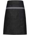 PR128 Premier Domain Waist Apron BLACK DENIM colour image